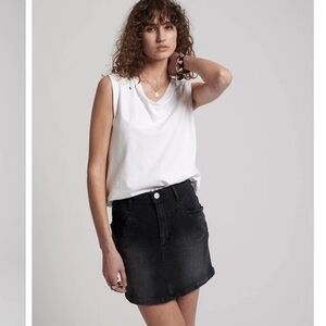 ONE TEASPOON BLACK SWAN HIGH WAIST STRETCH PREACHER SKIRT - Size 26 - NWT